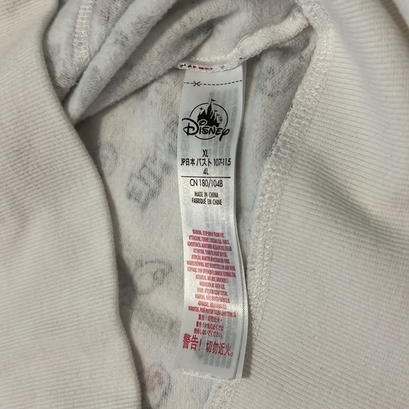 Disney Minnie Mouse All Over Print Sweatshirt Zipper Jacket Hoodie Size XL - Picture 9 of 12